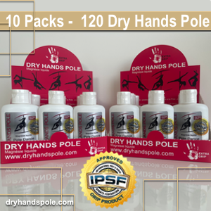 10 Packs / 120 DRY HANDS POLE